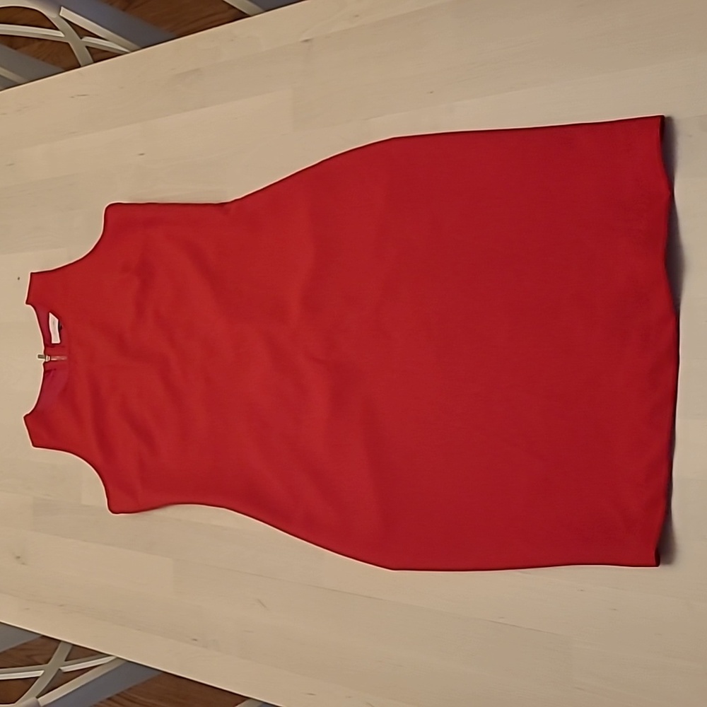 NWOT Alythea Red Open Caged Back Zip Closure Mini Dress